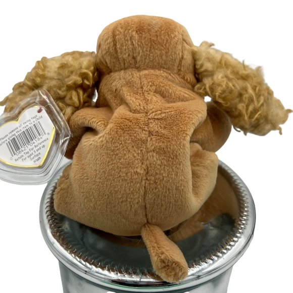 RARE Ty Beanie Baby Spunky the Dog MINT CONDITION 1997 w/ PE pellets &  3 tag er - Picture 4 of 13